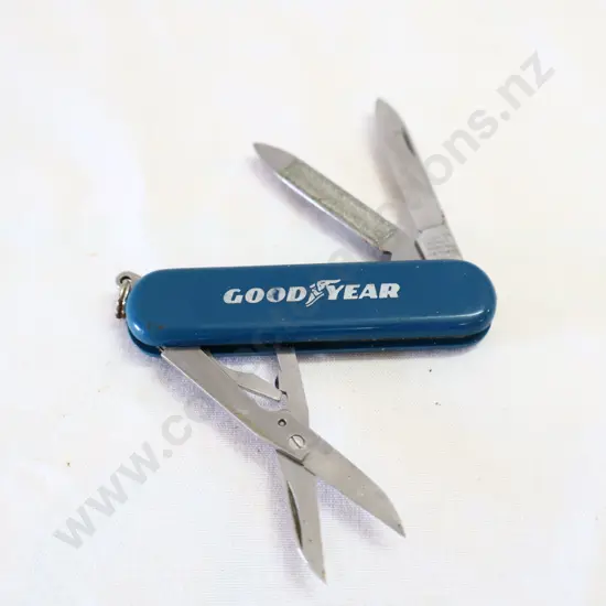 Goodyear Pocket Knife Blue