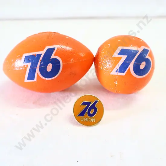 Union 76 Aerial Toppers x 2 an Enamel Badge