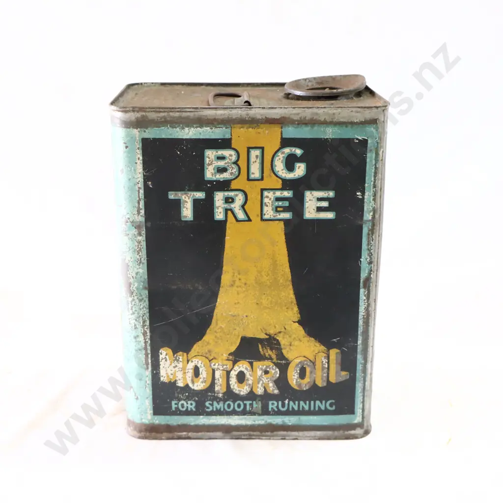 Big Tree Motor Oil 1 Gallon Tin Image 1++