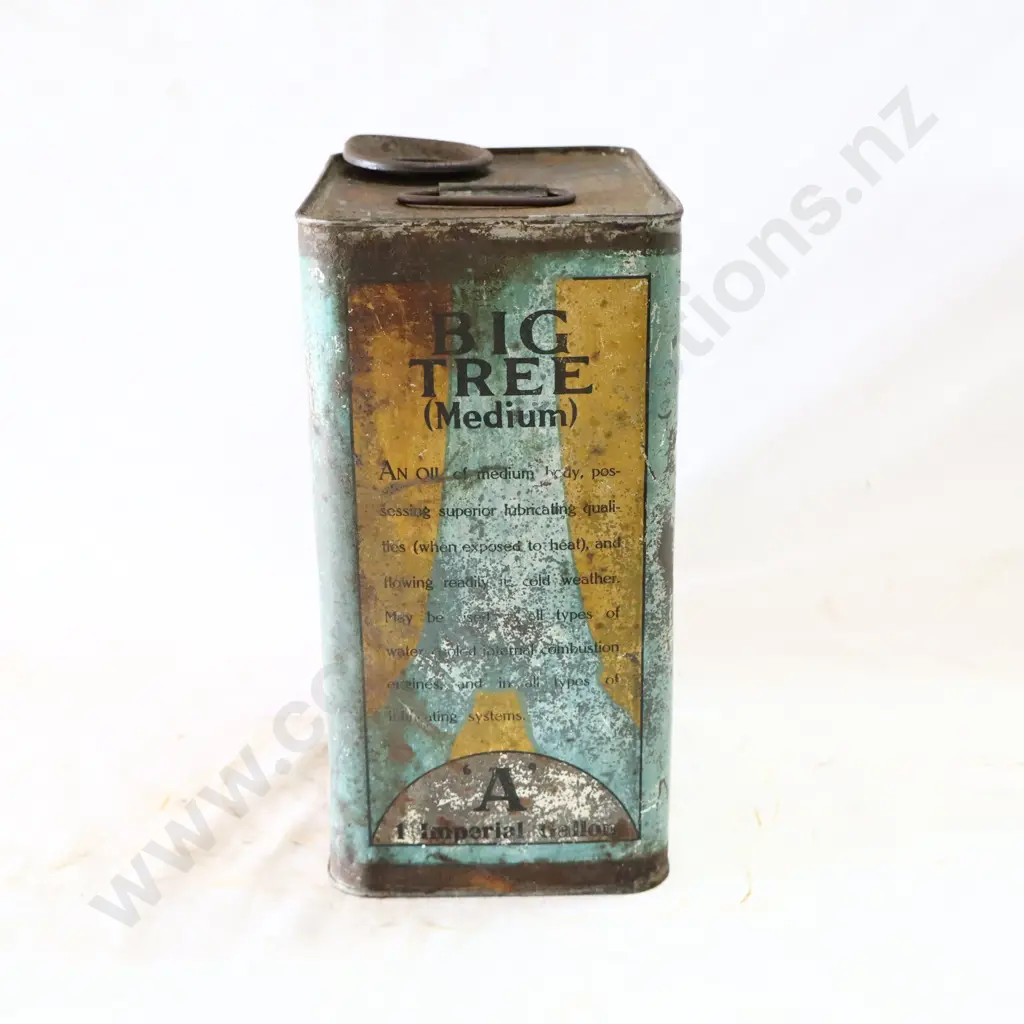 Big Tree Motor Oil 1 Gallon Tin Image 1++