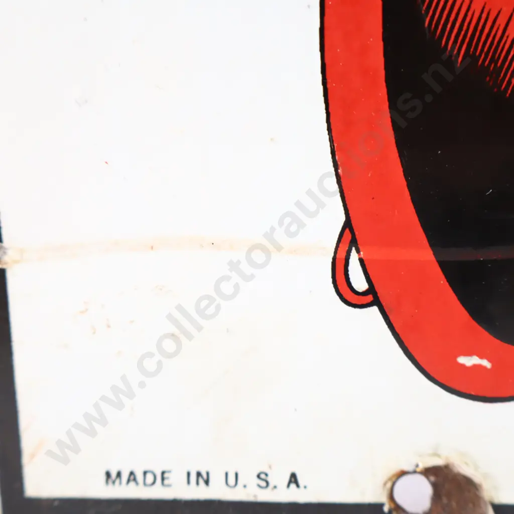 Texaco Firechief Enamel Bowser Sign Dated 1941 Image 1++