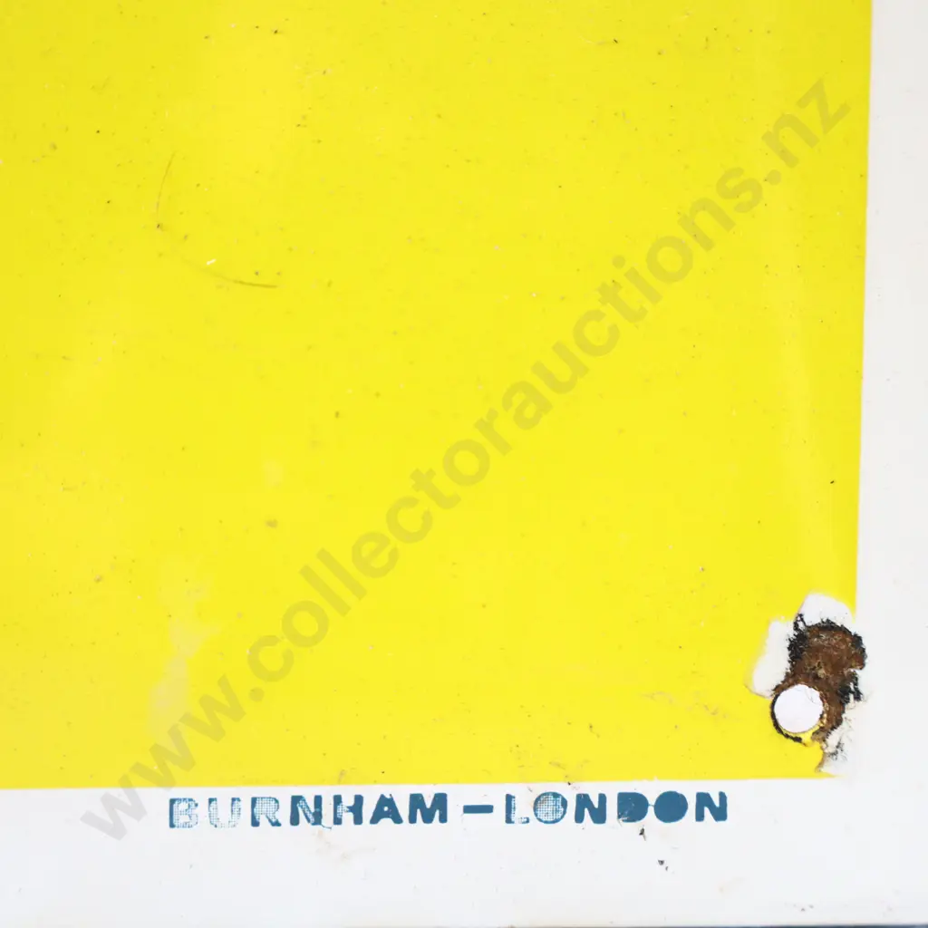 Duckham's Enamel Thermometer Sign WORKING Image 1++