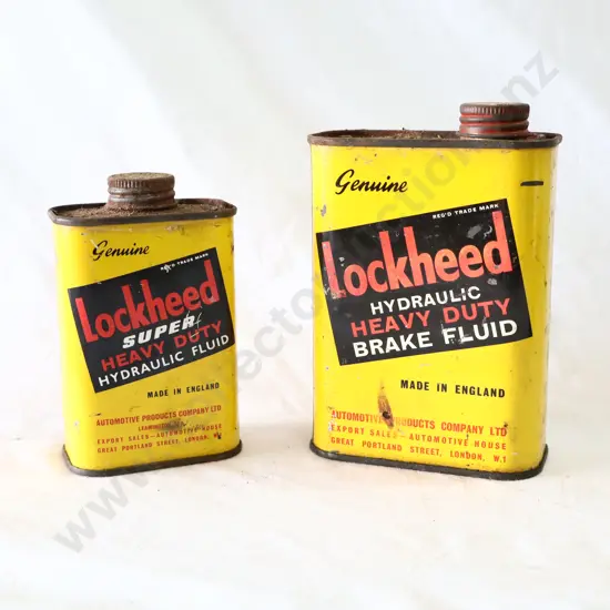 Lockhead Break Fluid Tins s 2