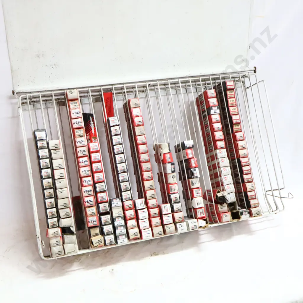 Champion Spark Plugs Rack With Spark Plugs Image 1++