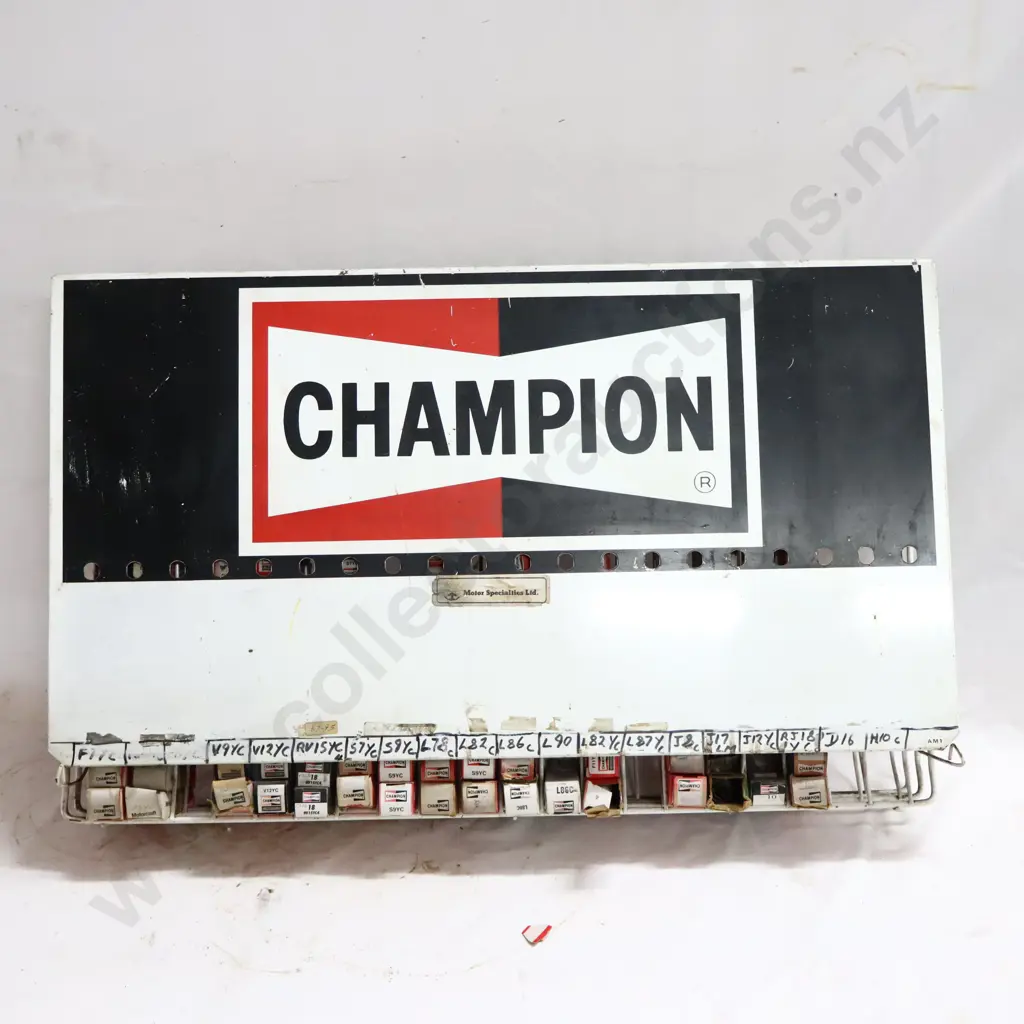 Champion Spark Plugs Rack With Spark Plugs Image 1++