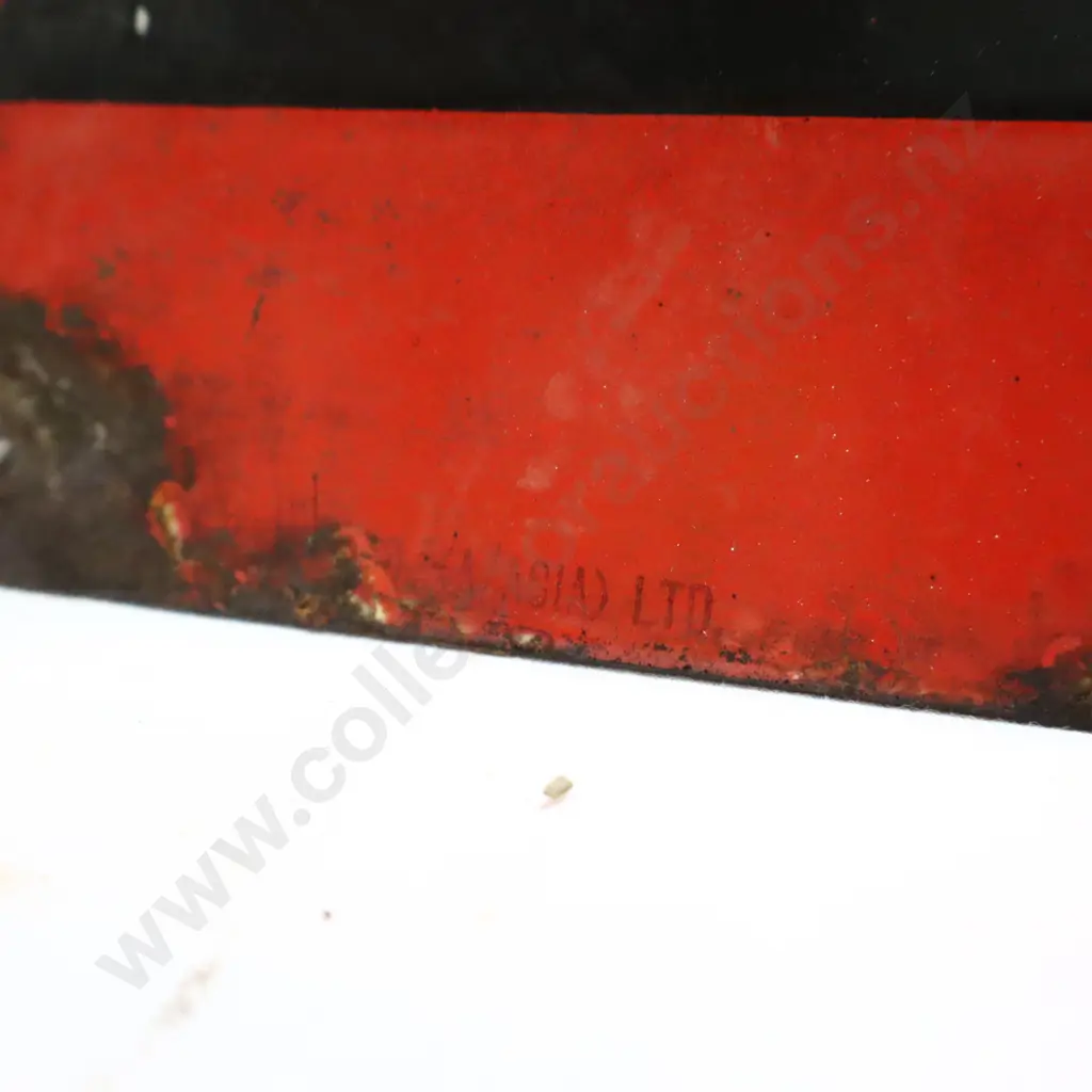 EARLY Texaco Motor Spirit Double Sided Enamel Sign Image 1++