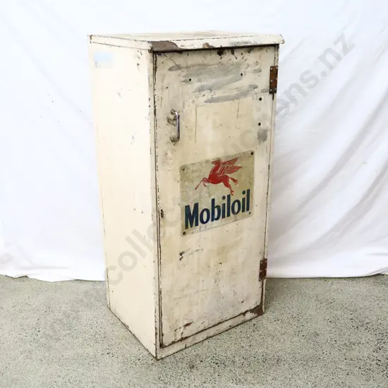 ORIGINAL Mobil Oil Bottle Cabinet