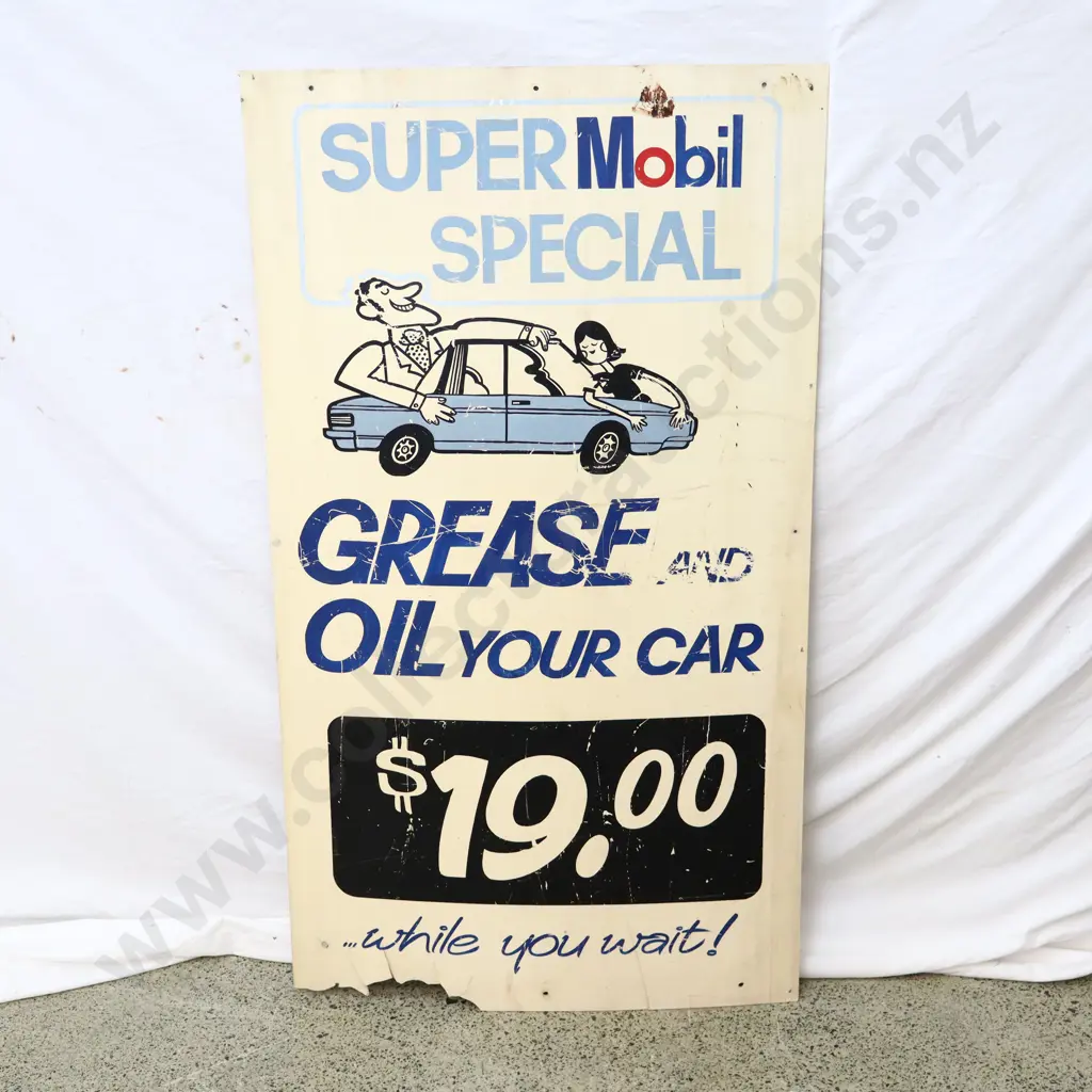 Super Mobil Special Double Sided Plastic Sign  Image 1++