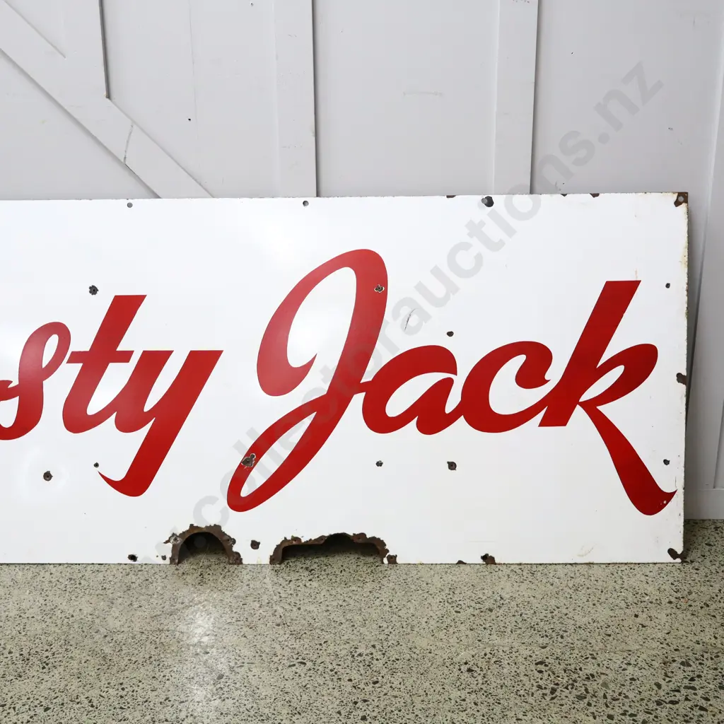 Frosty Jack Enamel Sign Image 1++