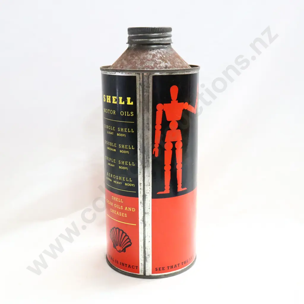 Modern Shell Motor Oil Tin Image 1++