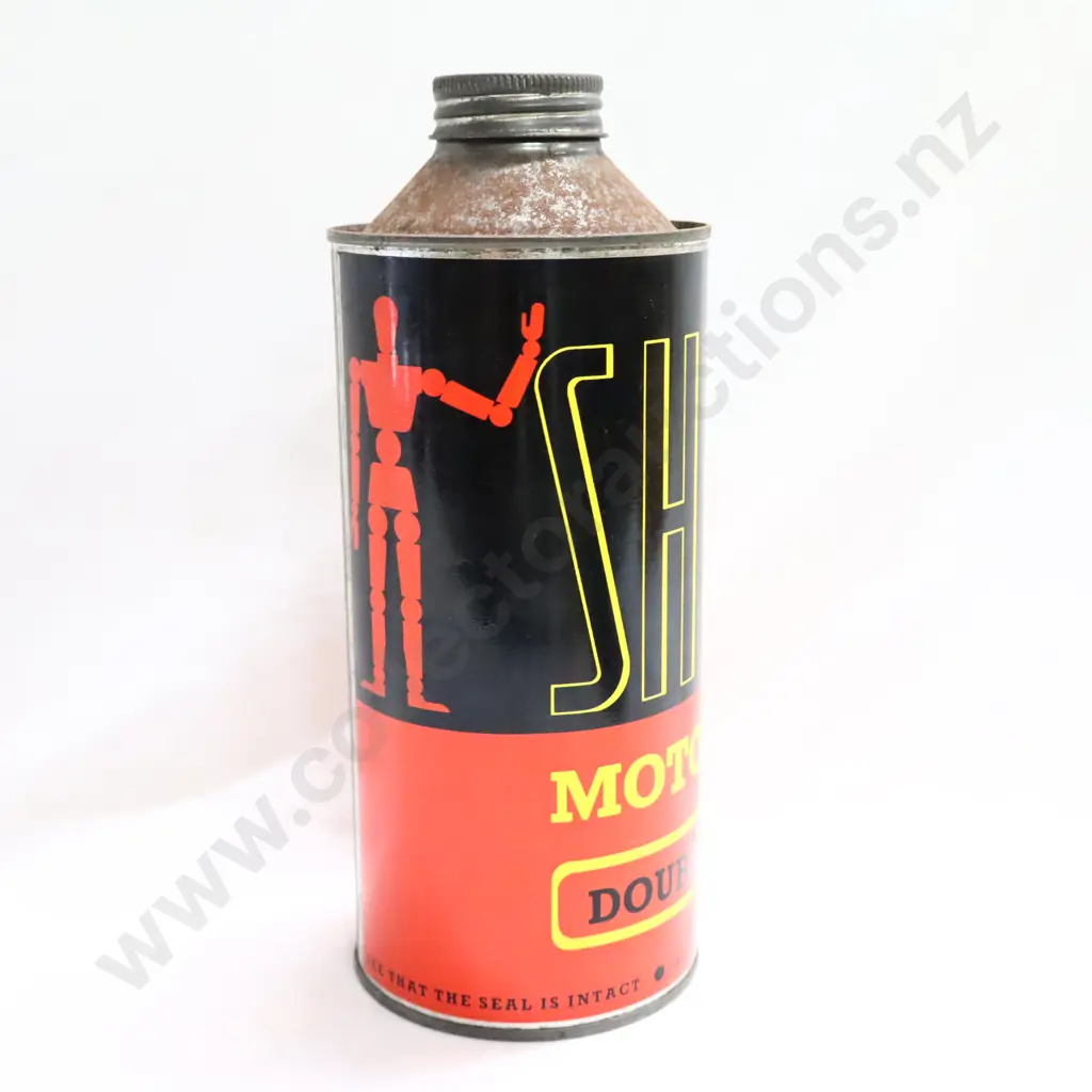 Modern Shell Motor Oil Tin Image 1++