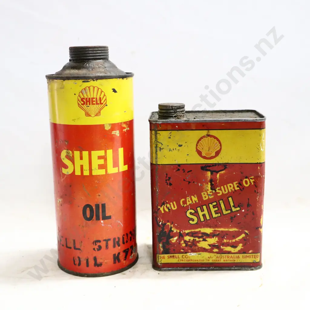 You Can Be Sure Of Shell And Shell Oil Tins Image 1++