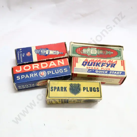 Mixed Spark Plug Boxes x 5 (Boxes Only).