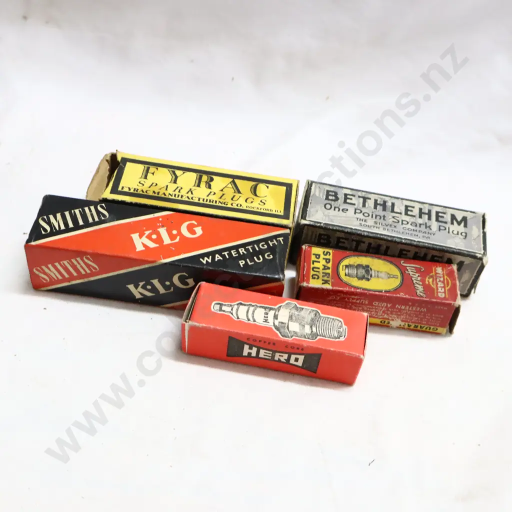 Mixed Spark Plug Boxes x 5 (Boxes Only). Image 1++