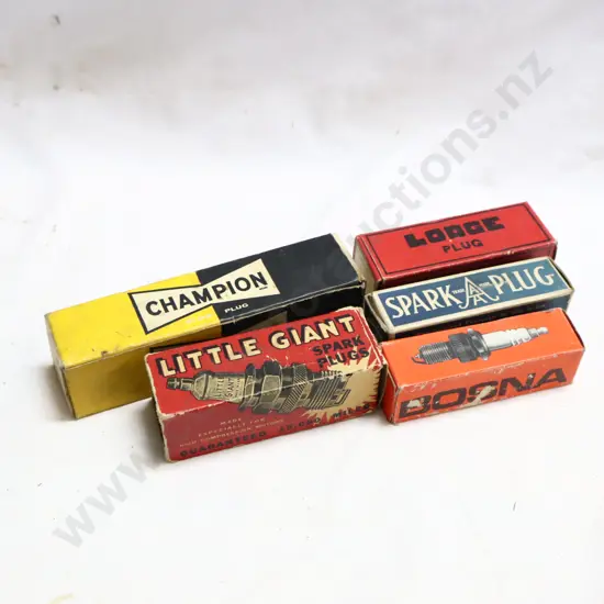 Mixed Spark Plug Boxes x 5 (Boxes Only).