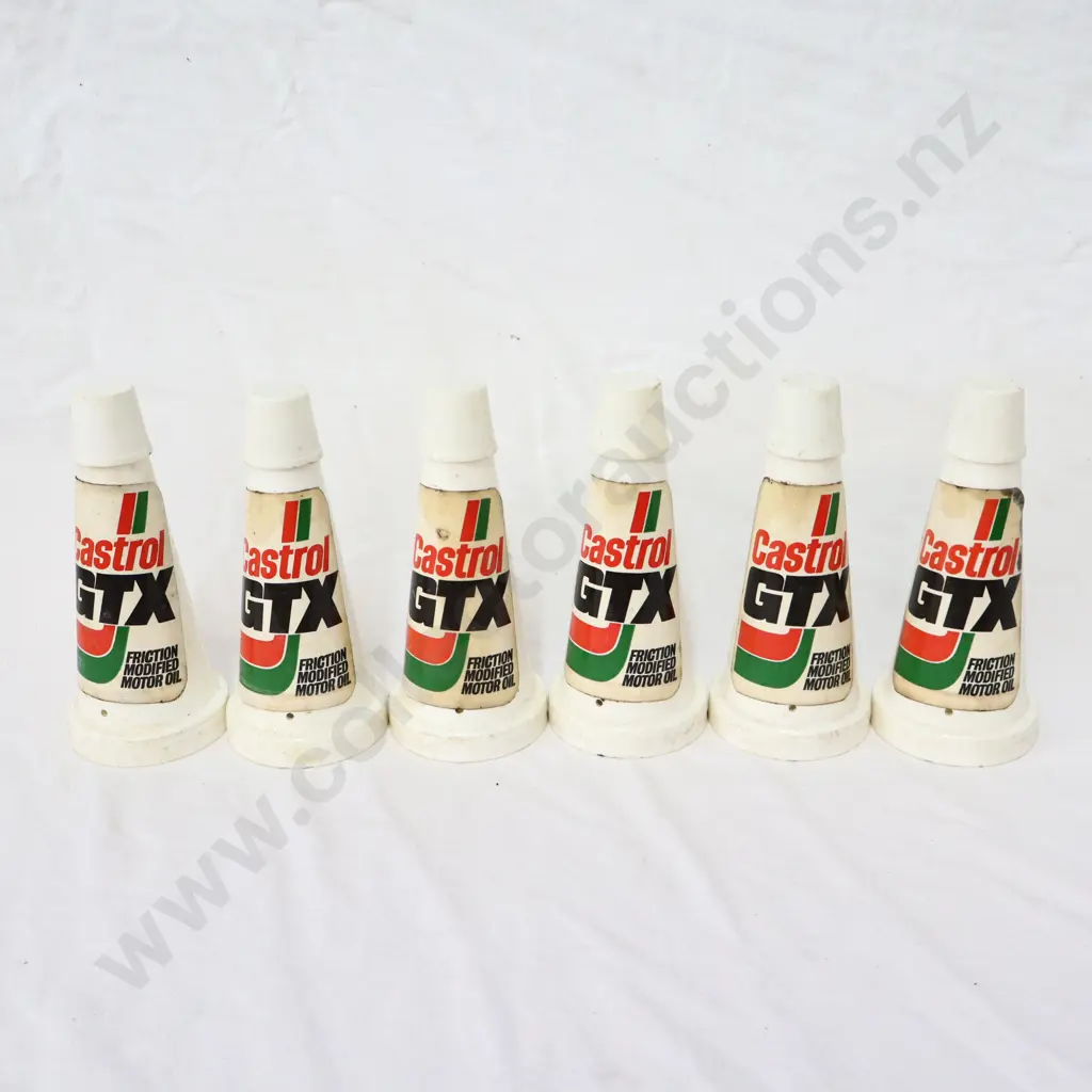 Castrol Oil Bottle Tops Plastic x 6 Image 1++
