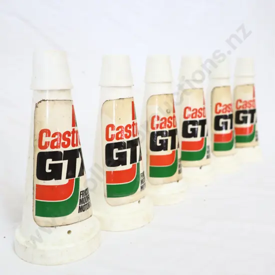 Castrol Oil Bottle Tops Plastic x 6