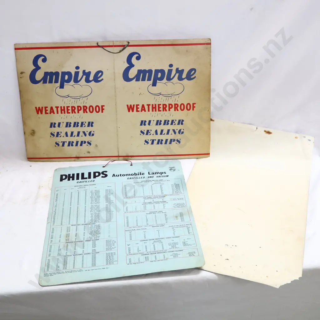 Vintage Automotive Advertising Cards x 3 Image 1++