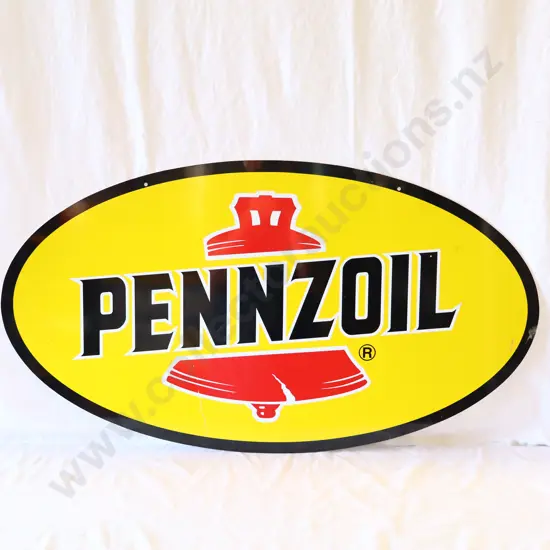Pennzoil Sign Plastic