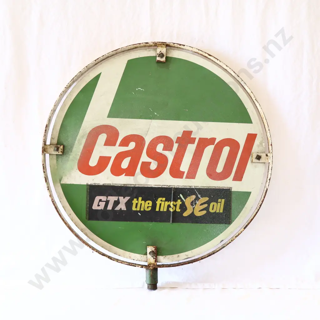 Double Sided Castrol Double Sided Lollipop Sign Image 1++