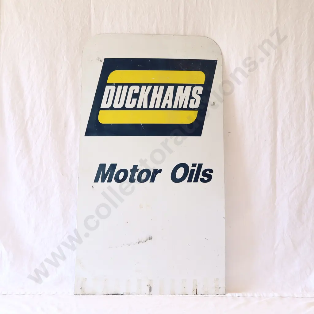 Duckhams Motor Oil Double Sided Sign Image 1++