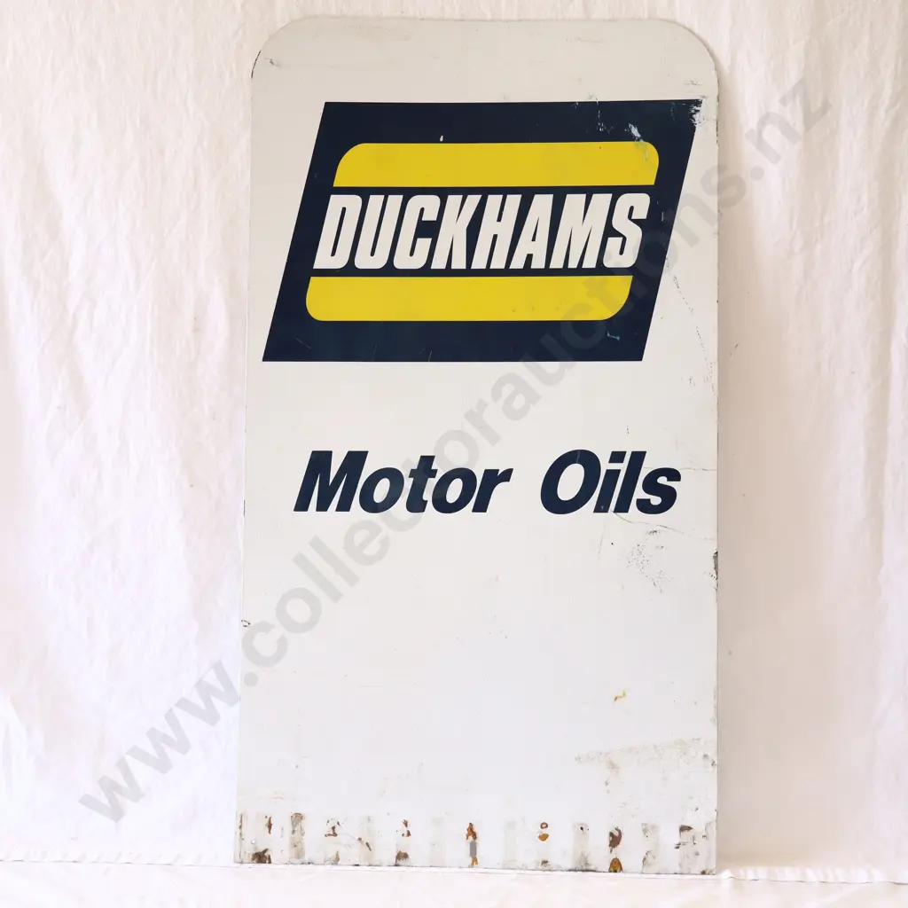 Duckhams Motor Oil Double Sided Sign Image 1++