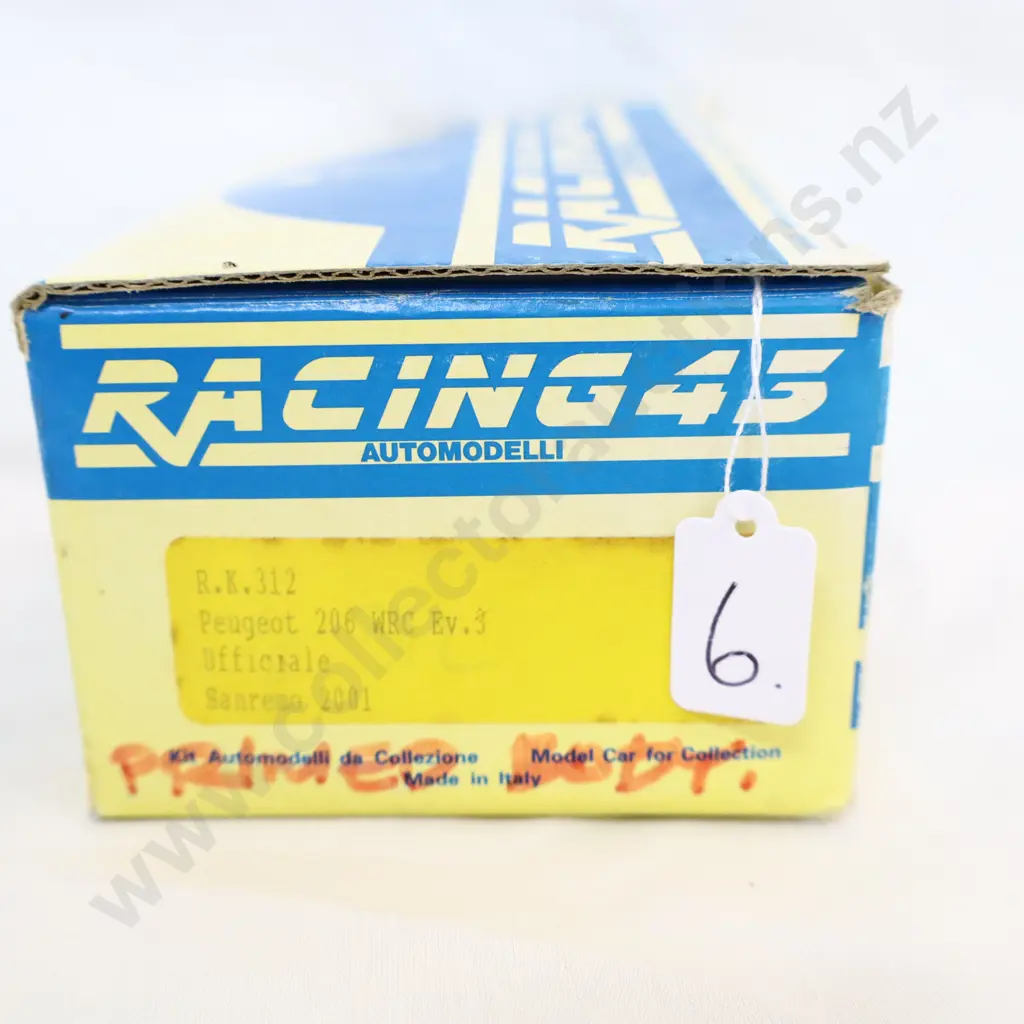 1/43 Unmade Kit Peugeot 206 Image 1++