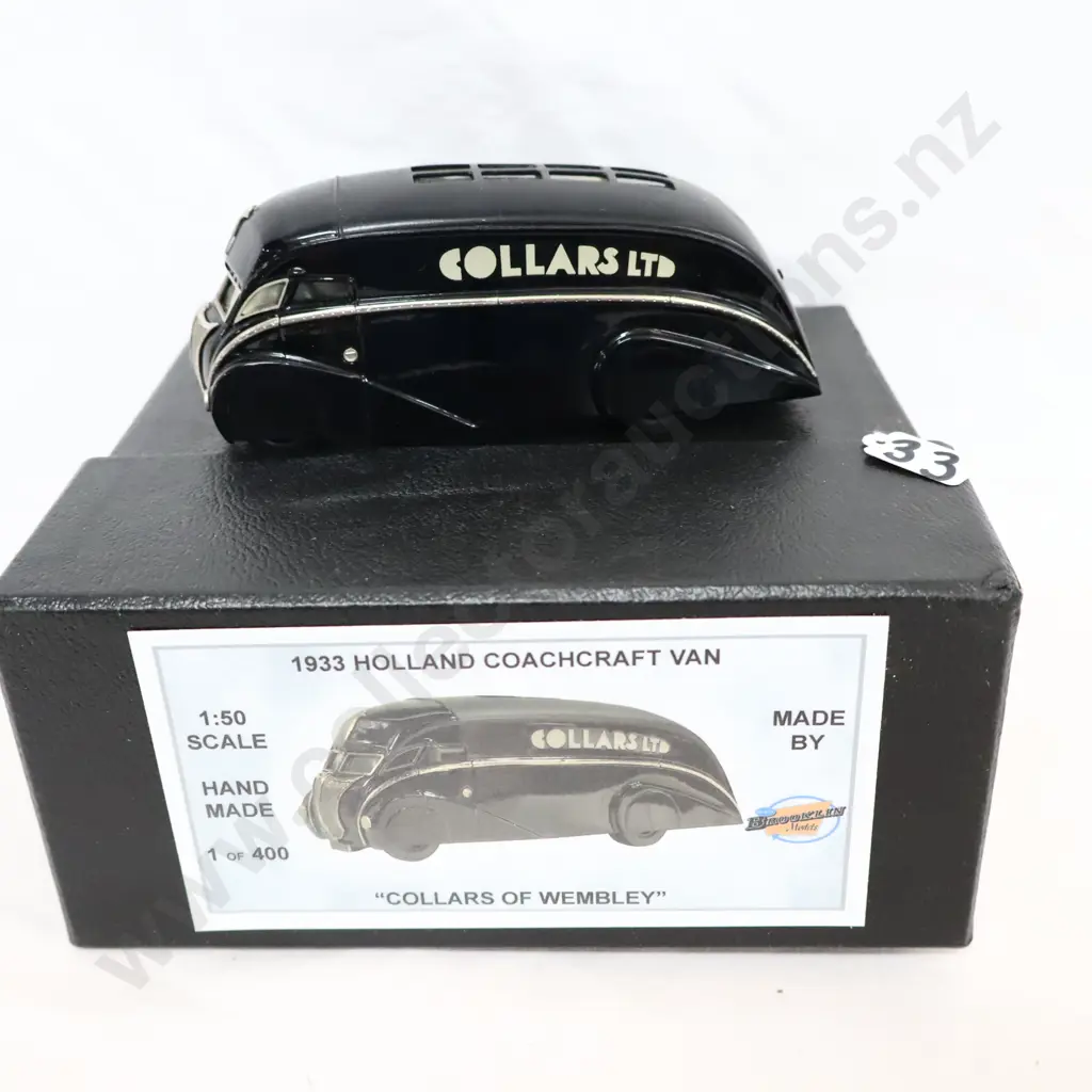 1/43 Brooklin Models 1933 Holland Coach Craft Van Image 1++