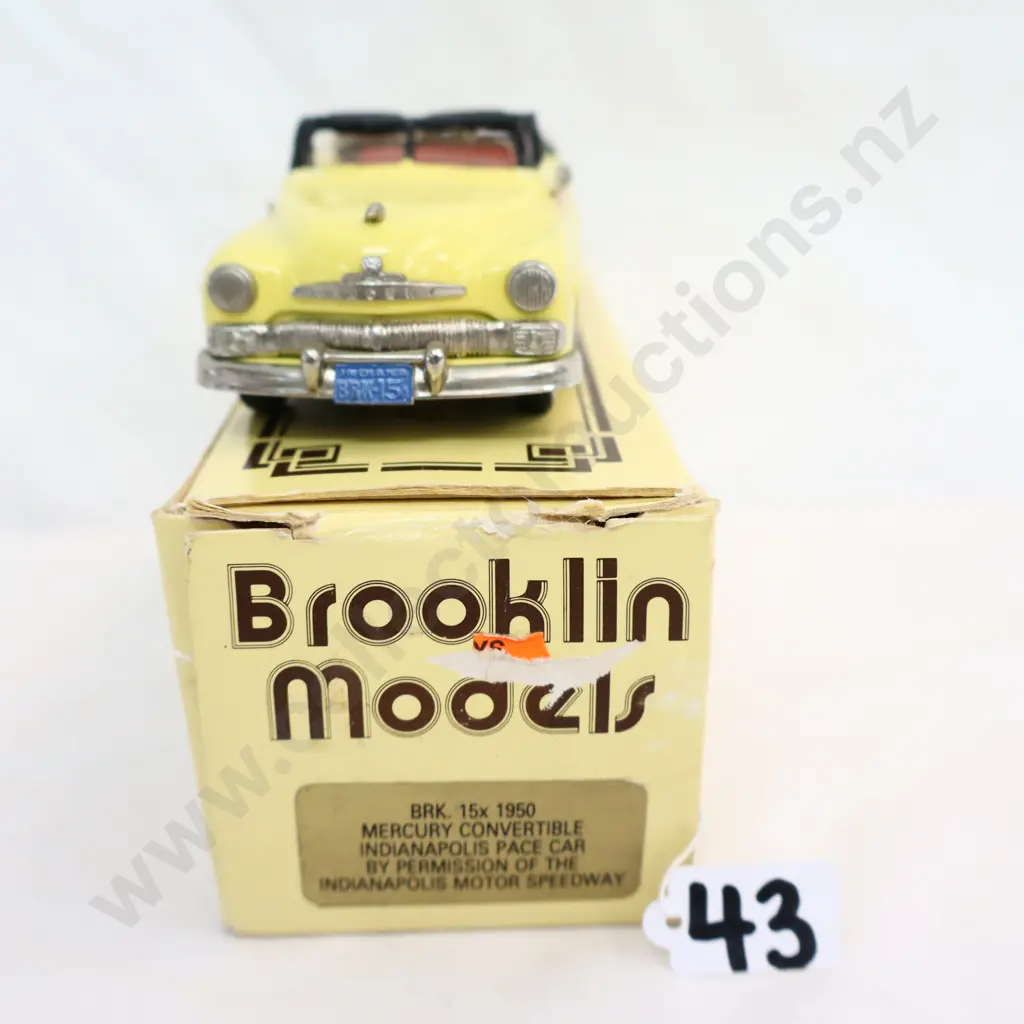 1/43 Brooklin Models 1950 Mercury Convertible Indianapolis Pace Car Image 1++