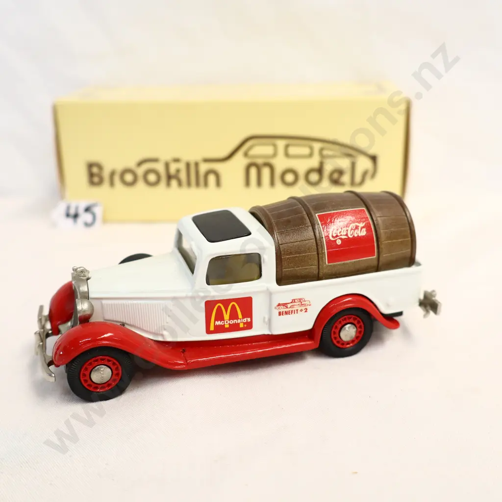 1/43 Brooklin Models 1936 Dodge Van Coca Cola McDonalds Image 1++