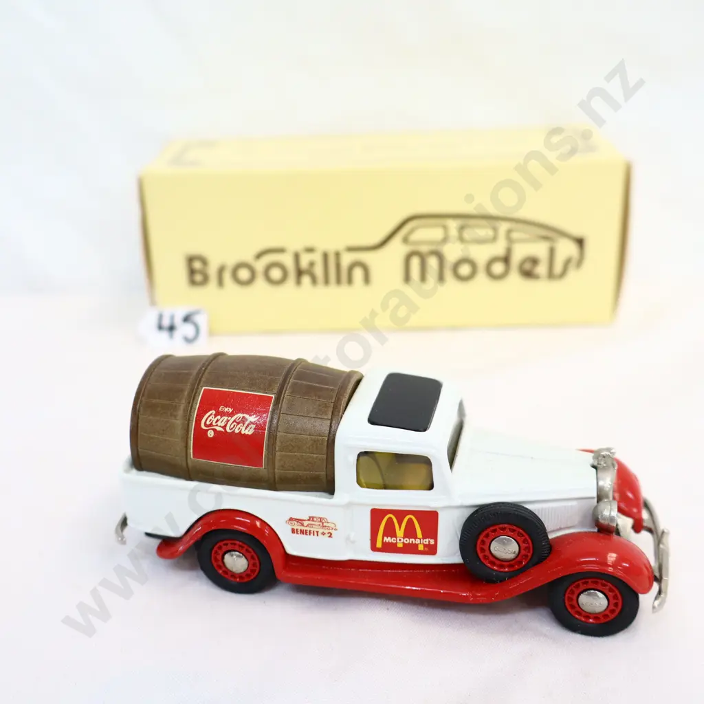 1/43 Brooklin Models 1936 Dodge Van Coca Cola McDonalds Image 1++