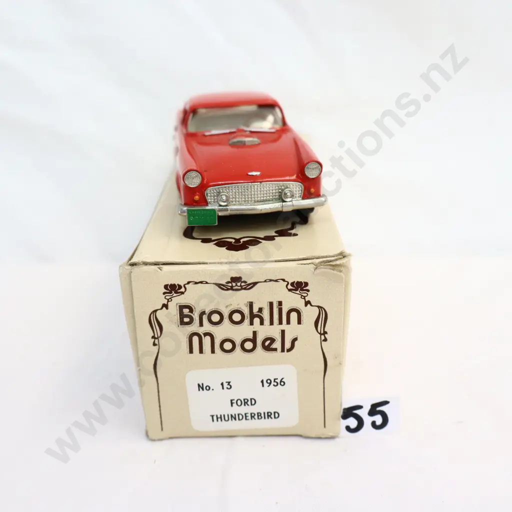 1/43 Brooklin Models 1956 Ford Thunderbird Image 1++