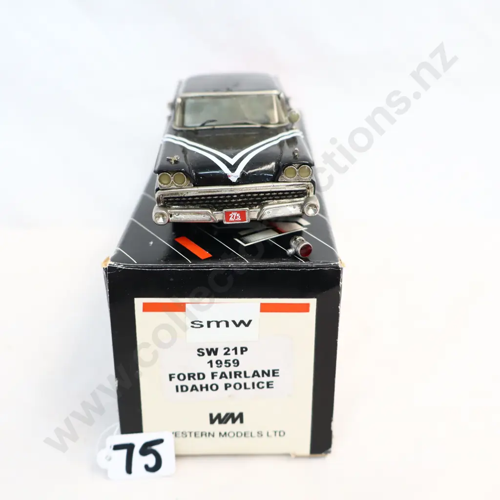 1/43 Western Models 1959 Ford Fairlane Police Image 1++
