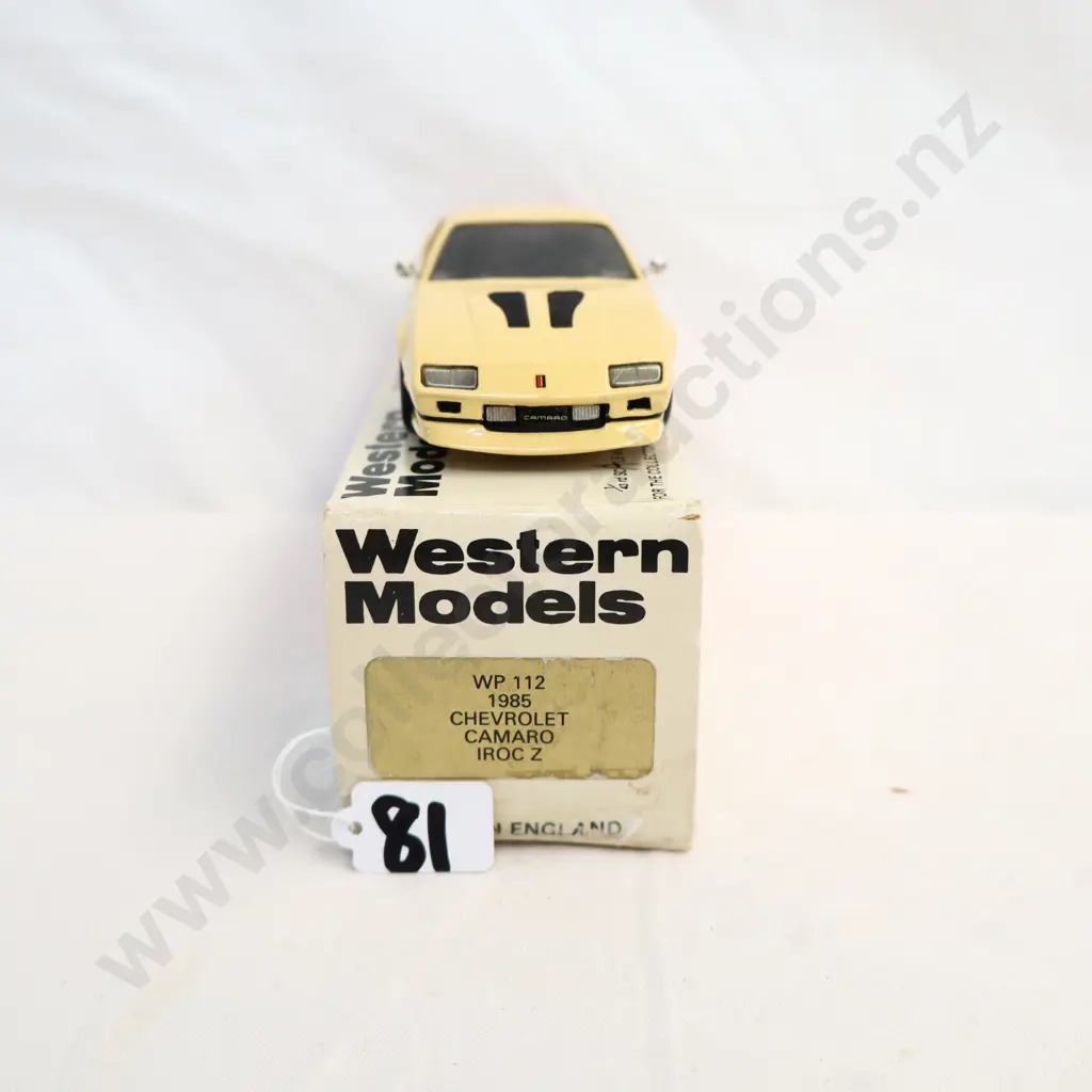 1/43 Western Models 1985 Chevrolet Camero Iroc Z Image 1++