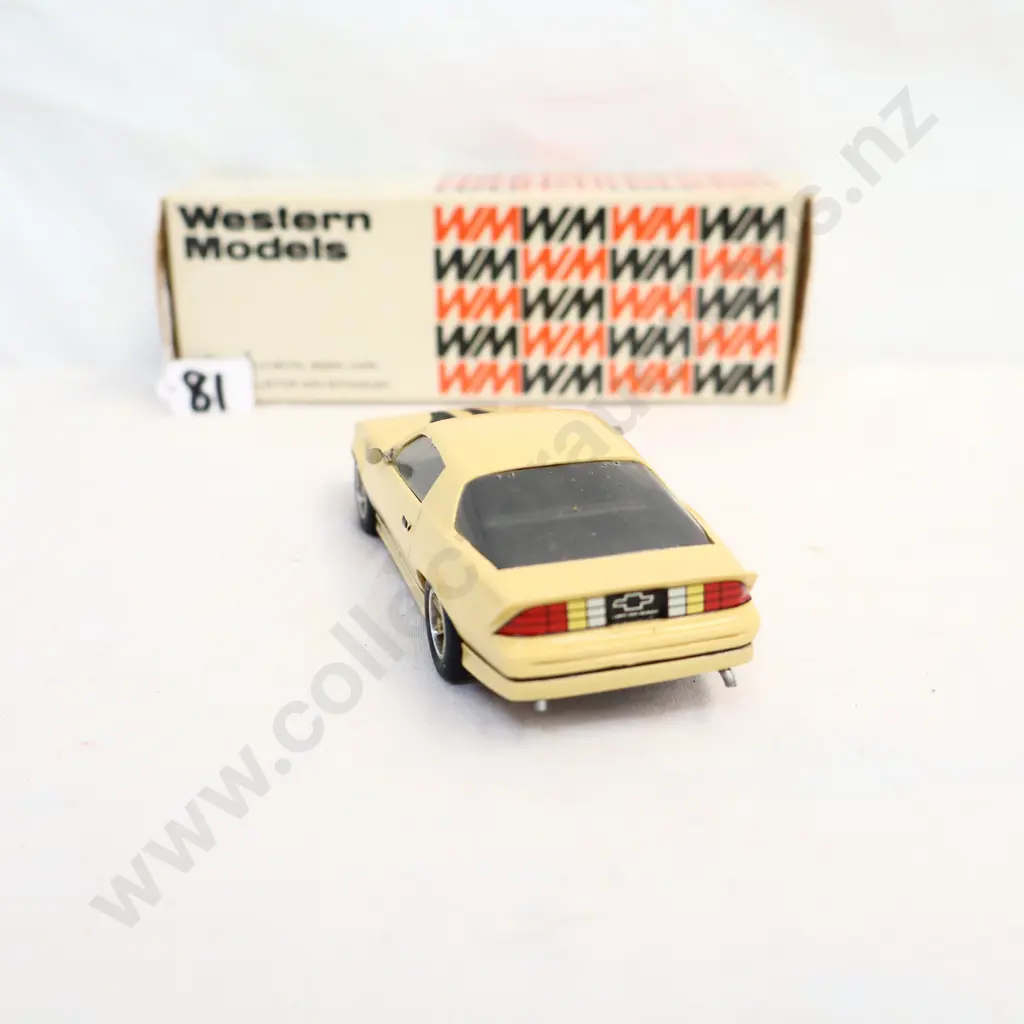 1/43 Western Models 1985 Chevrolet Camero Iroc Z Image 1++