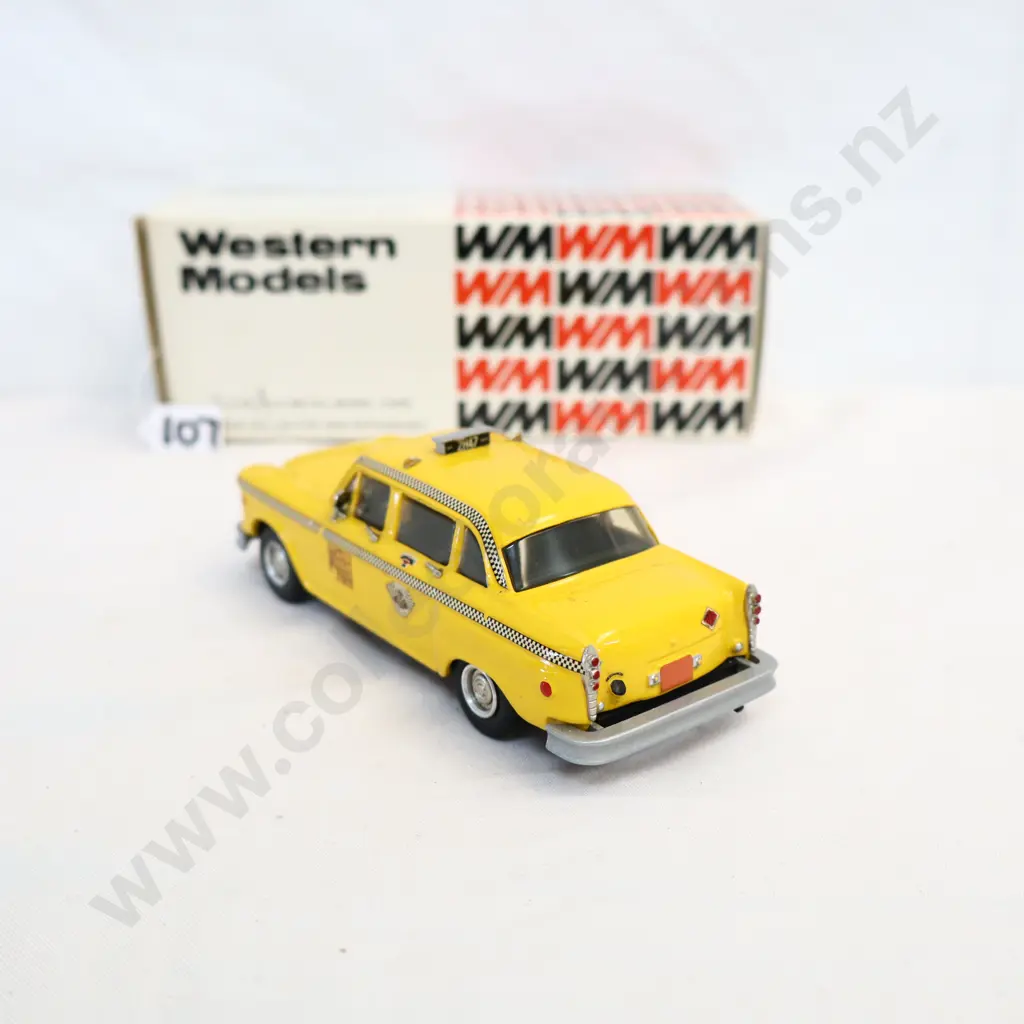 1/43 Western Models Checker Taxi Image 1++