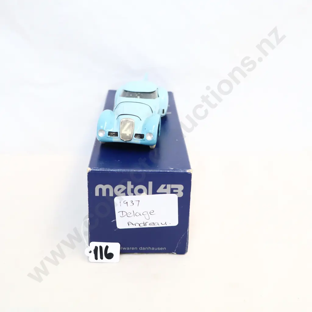 1/43 Metal 43 1937 Delage Andreau Image 1++