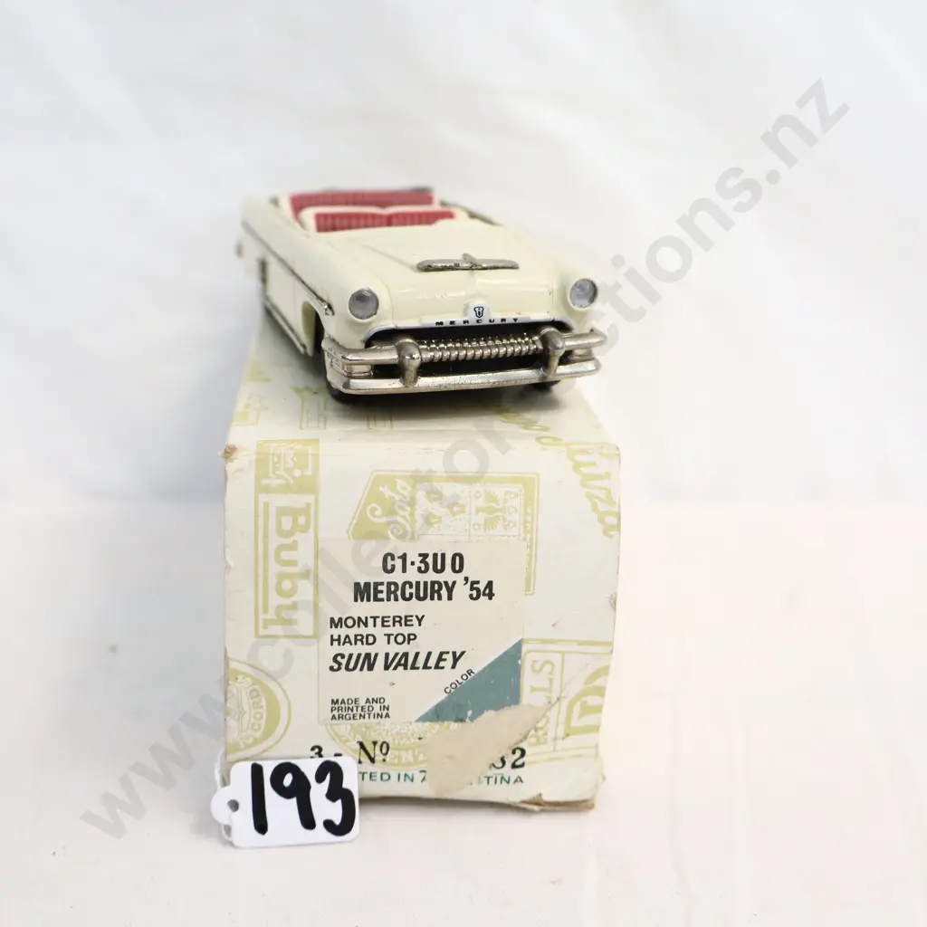 1/43 Collector's Classics 1954 Mercury Top Down Image 1++