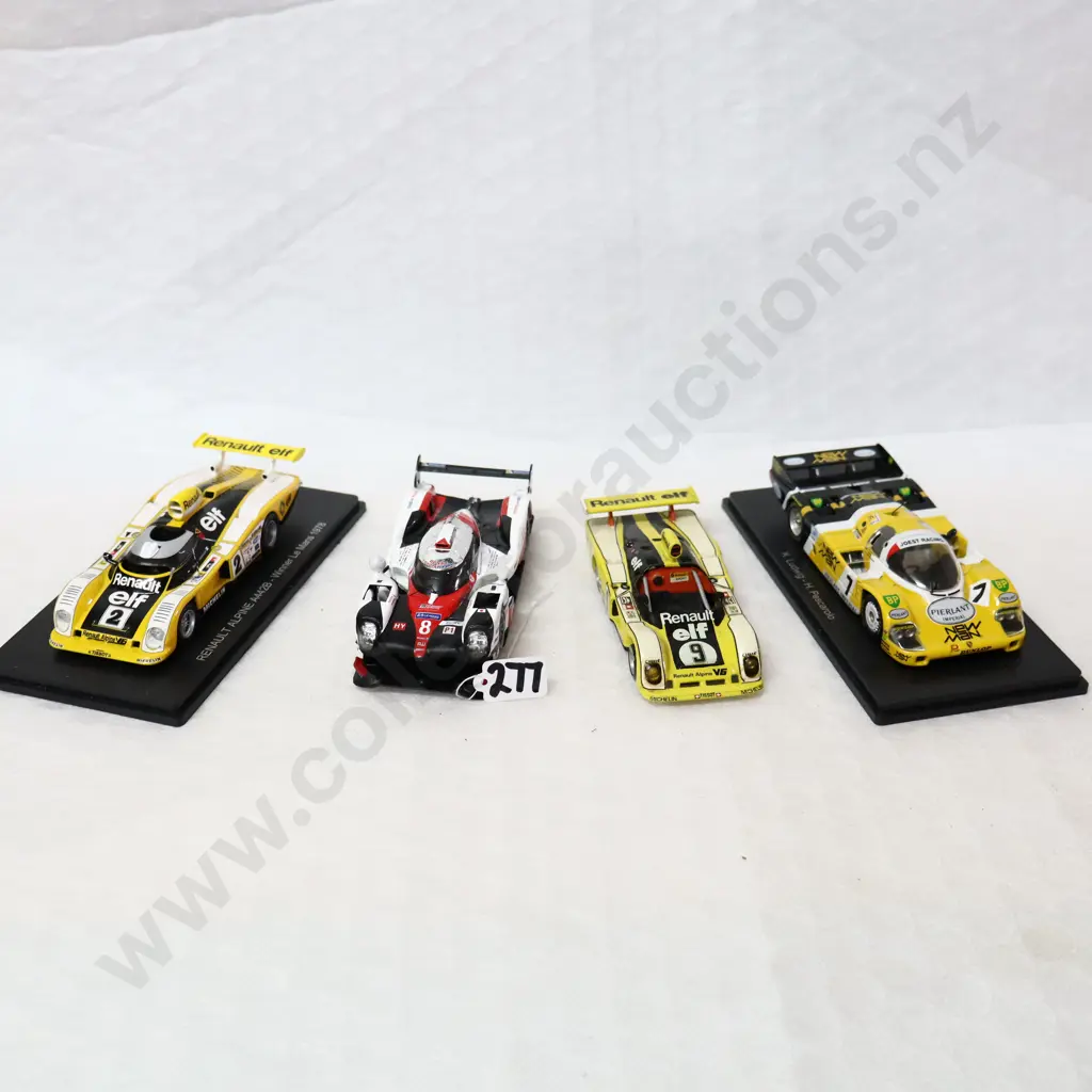 1/43 Racing Cars x 4 Image 1++