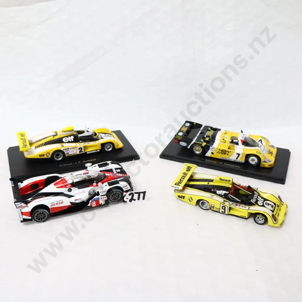 1/43 Racing Cars x 4 Image 1++
