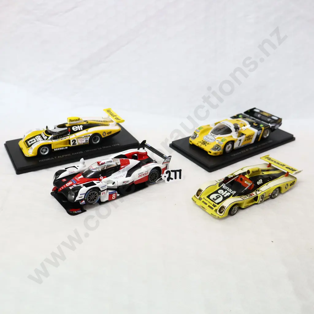1/43 Racing Cars x 4 Image 1++