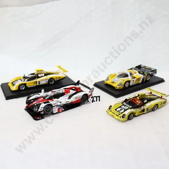 1/43 Racing Cars x 4
