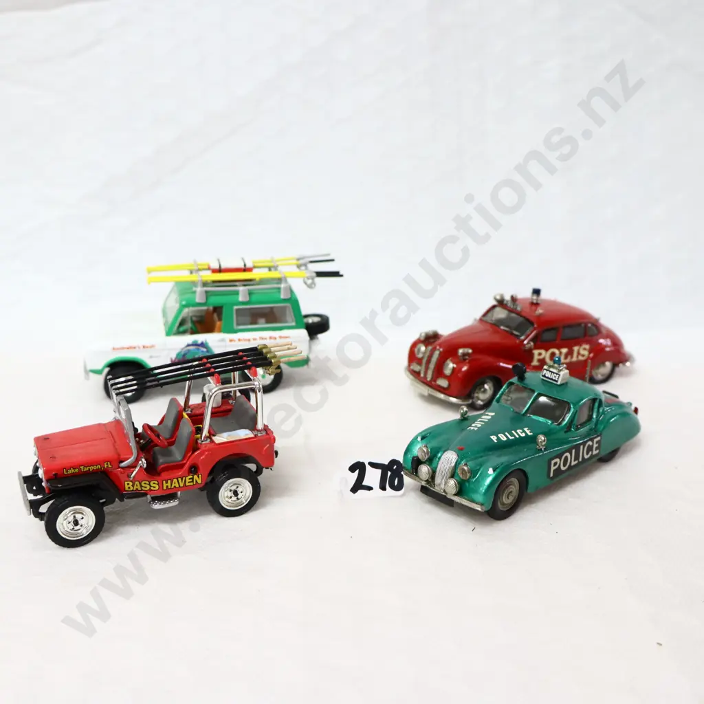1/43 Model Cars x 4 Image 1++