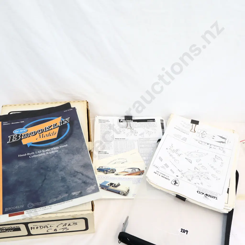 1/43 Scale Models Catalogs Emphemera Image 1++