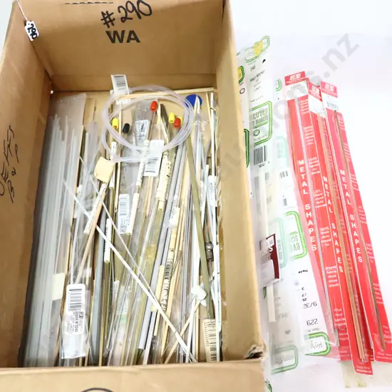 Box Of Modelling Tube Copper/Brass/Foam Ect