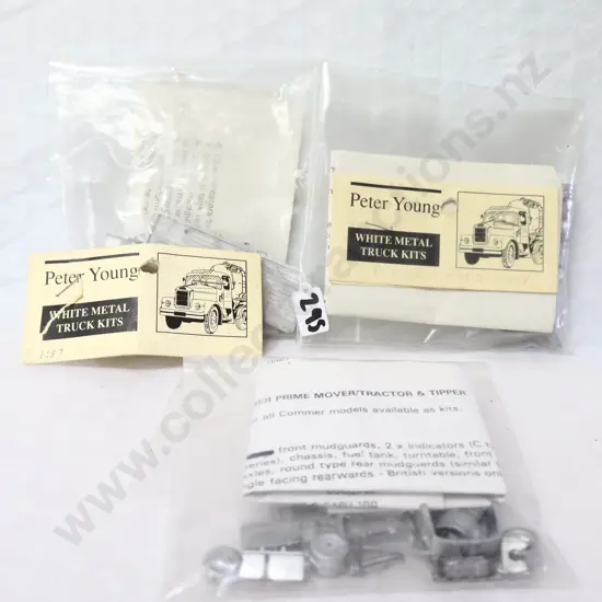 1/87 Peter Young White Metals Kits  Austin FF Tipper And Austin FF Platform