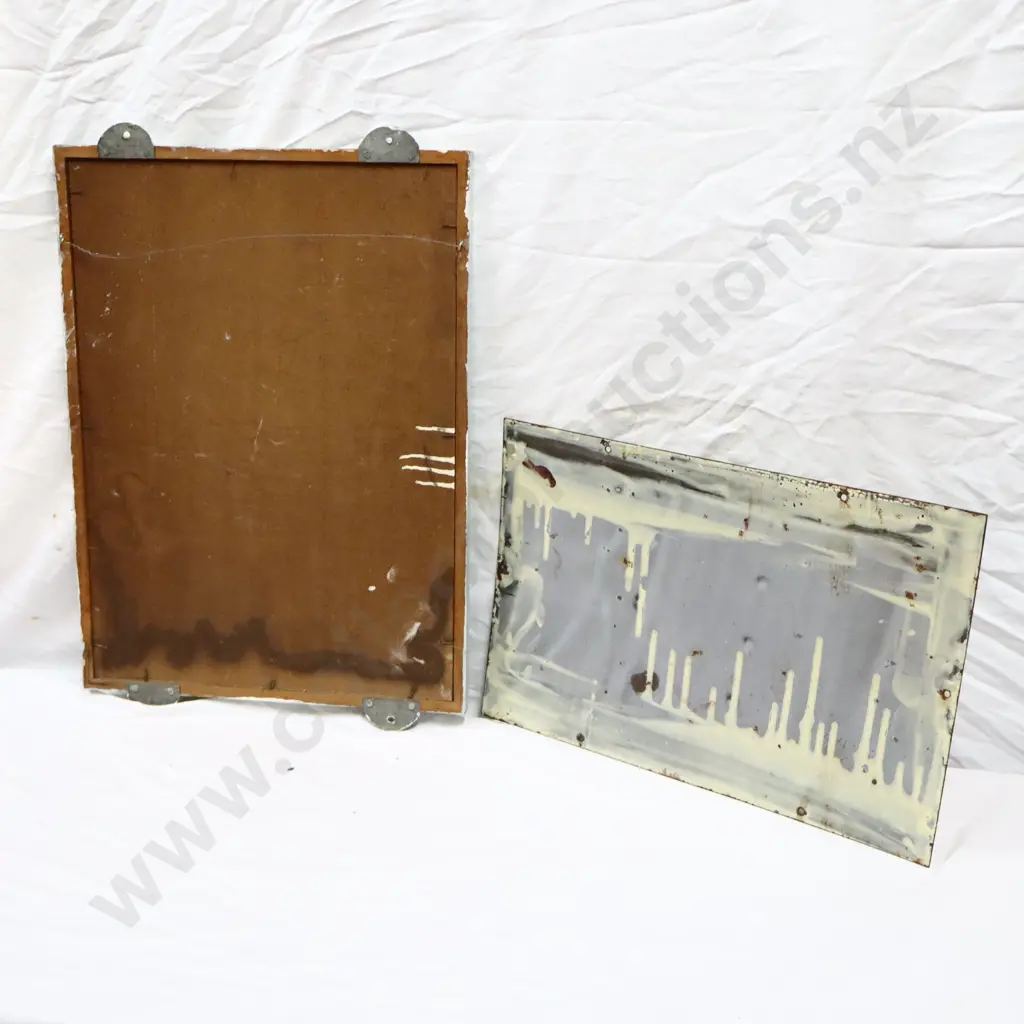 Alliance Enamel Sign 1950s Factory's Act Sign Image 1++