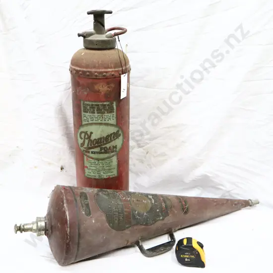 Antique Fire Extinguishers x 2 