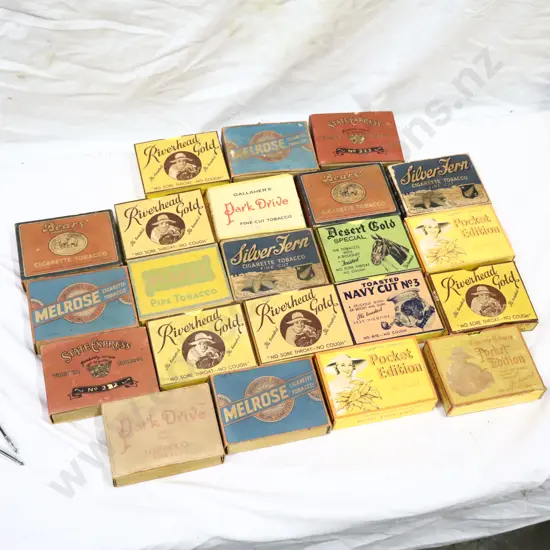 Carboard Cigarette Packets x 22