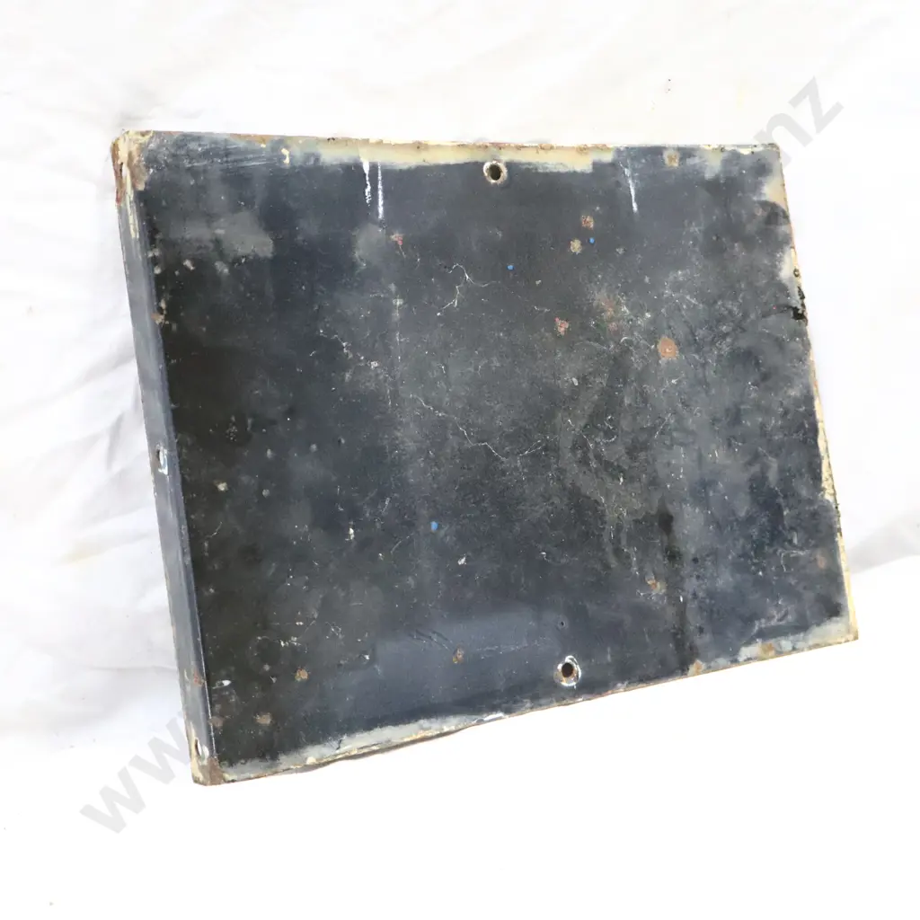 Enamel Welding Sign, Flanged. Image 1++